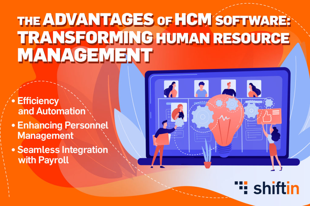 HCM Software, avantaje, infografic | shiftin
